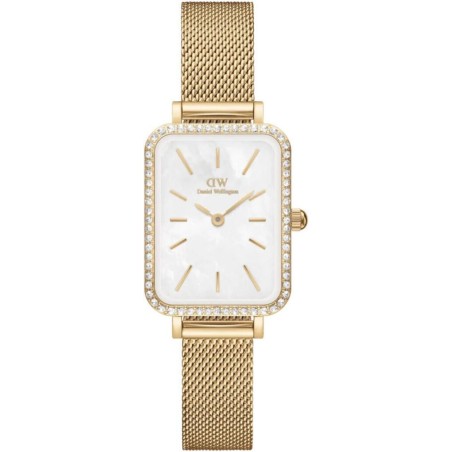 Годинник Daniel Wellington Quadro Lumine Bezel Evergold MOP DW00100668