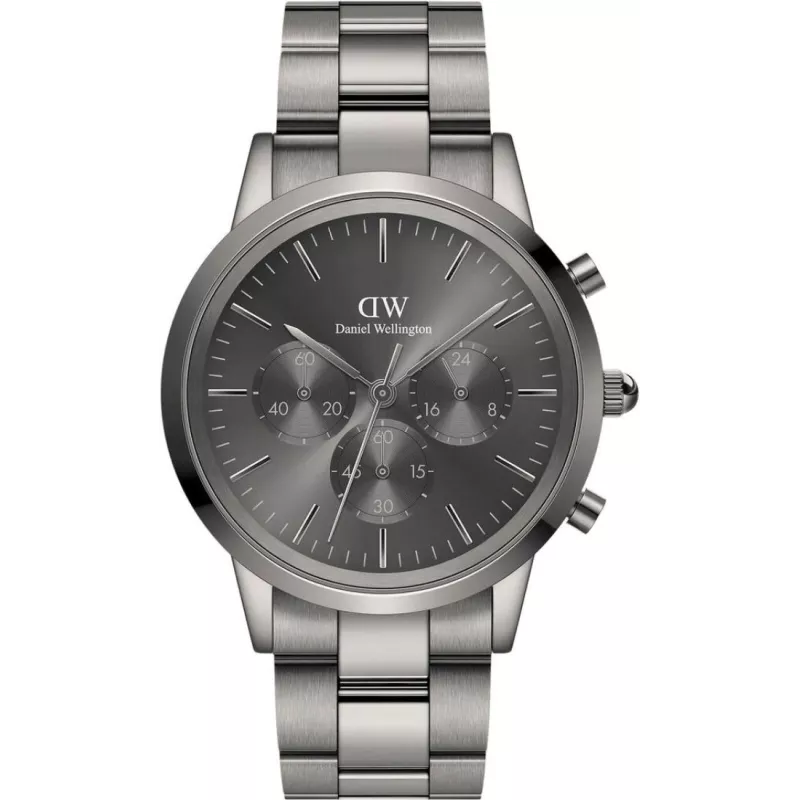 Годинник Daniel Wellington Iconic Chronograph Link Graphite GM DW00100643