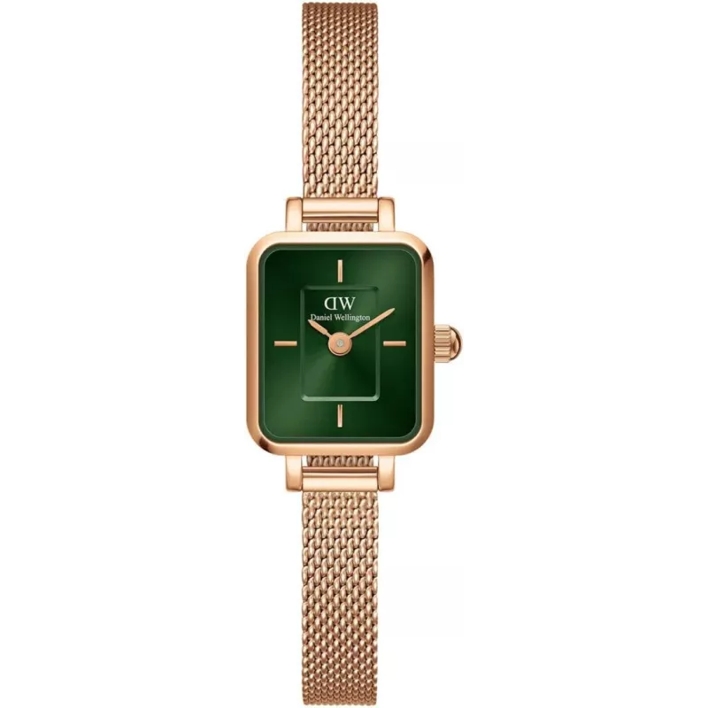 Годинник Daniel Wellington Quadro Mini Melrose Rose Gold Emerald DW00100648