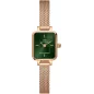 Годинник Daniel Wellington Quadro Mini Melrose Rose Gold Emerald DW00100648