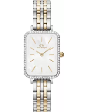 Годинник Daniel Wellington Quadro Lumine Bezel 5-Link Two-Tone MOP DW00100671