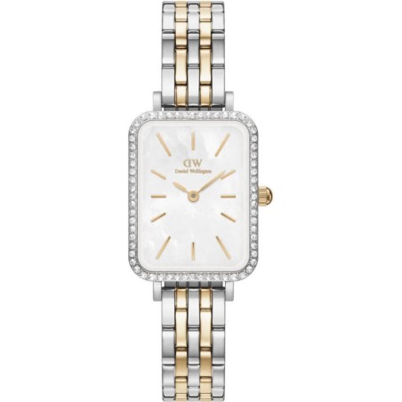 Годинник Daniel Wellington Quadro Lumine Bezel 5-Link Two-Tone MOP DW00100671