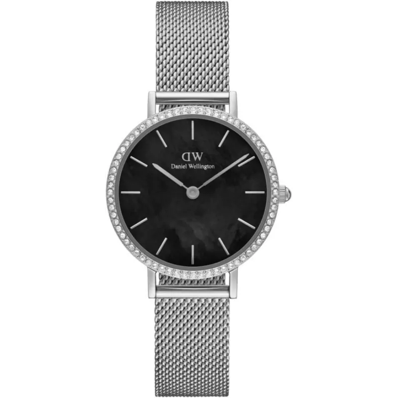 Годинник Daniel Wellington Petite Lumine Bezel Sterling Black MOP DW00100661