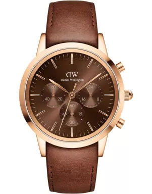 Годинник Daniel Wellington Iconic Chronograph St Mawes Amber RG DW00100640