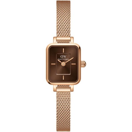 Часы Daniel Wellington Quadro Mini Melrose Rose Gold Amber DW00100649