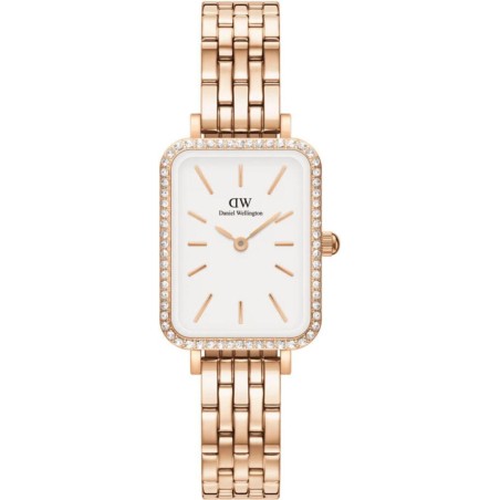 Годинник Daniel Wellington Quadro Lumine Bezel 5-Link Melrose DW00100672