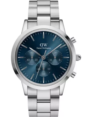 Годинник Daniel Wellington Iconic Chronograph Link Arctic S DW00100644
