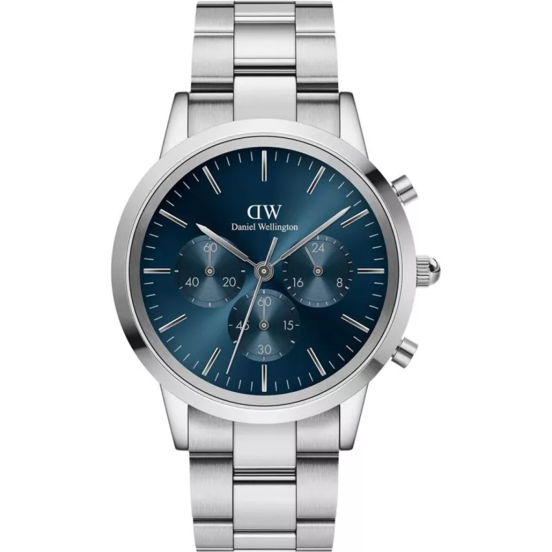 Годинник Daniel Wellington Iconic Chronograph Link Arctic S DW00100644