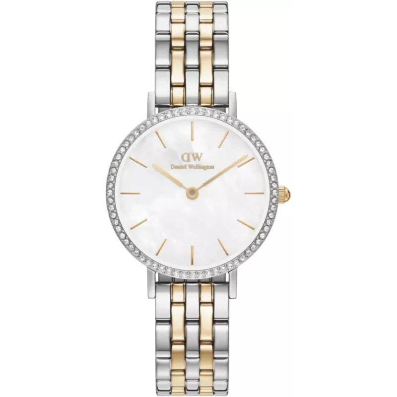 Годинник Daniel Wellington Petite Lumine Bezel 5-Link Two-Tone MOP DW00100665