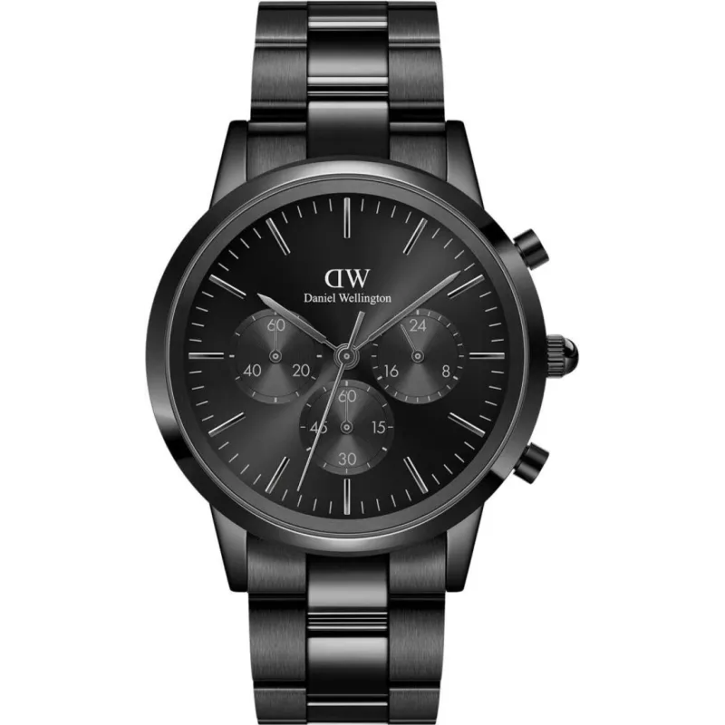 Годинник Daniel Wellington Iconic Chronograph Link Onyx B DW00100642