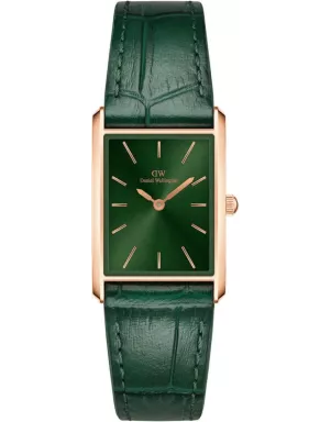 Часы Daniel Wellington Bound Crocodile Emerald Sunray Rose Gold DW00100694