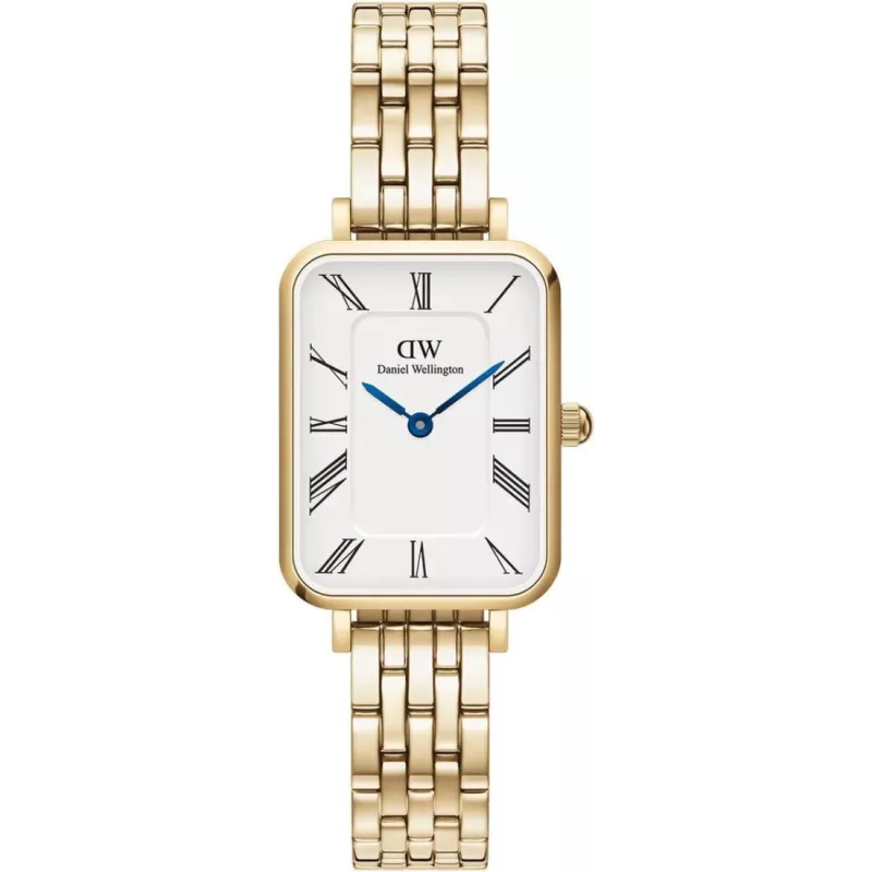 Годинник Daniel Wellington Quadro Roman Numerals 5-link Gold DW00100688