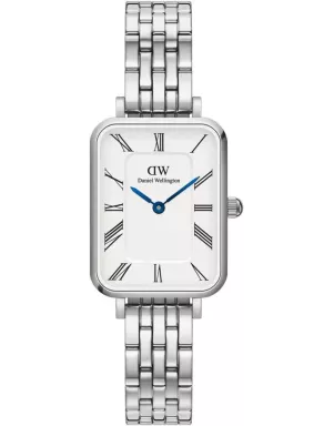 Часы Daniel Wellington Quadro Roman Numerals 5-link Silver DW00100691