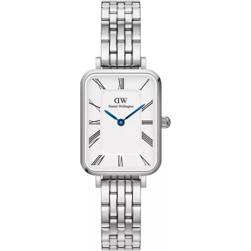 Годинник Daniel Wellington Quadro Roman Numerals 5-link Silver DW00100691
