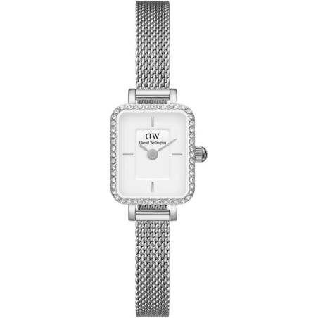 Часы Daniel Wellington Quadro Mini Lumine Bezel Silver DW00100732