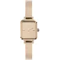 Часы Daniel Wellington Quadro Mini Reflection Rose Gold DW00100799