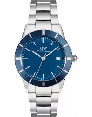 Годинник Daniel Wellington Iconic Paradigma Link Blue Enamel Silver DW00100820