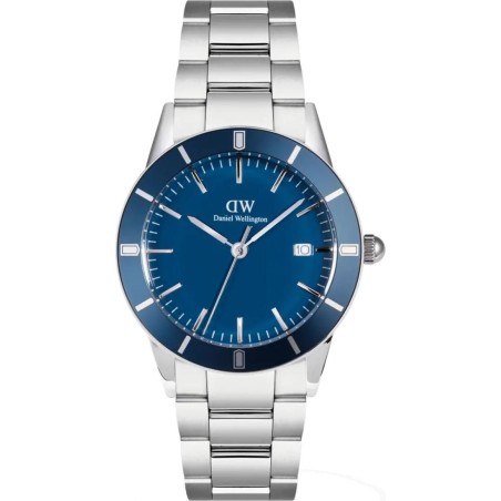 Годинник Daniel Wellington Iconic Paradigma Link Blue Enamel Silver DW00100820