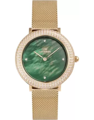 Часы Daniel Wellington Crystalline Bezel Evergold Green DW00100824