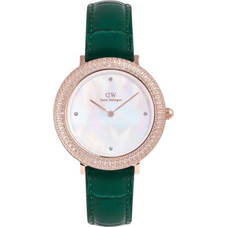 Годинник Daniel Wellington Crystalline Bezel Green Croc Rose Gold DW00100826