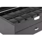 Шкатулка для зберігання годинників Craft 24PU.CARB.BL
