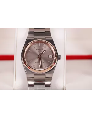 Tissot PRX 35mm Powermatic 80 Steel & 18k Gold Bezel T931.207.41.336.00