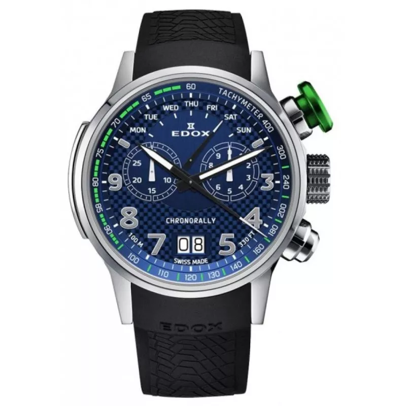 Edox Chronorally Chronograph 38001 TINV BUV3 Edox Chronorally Chronograph 38001 TINV BUV3