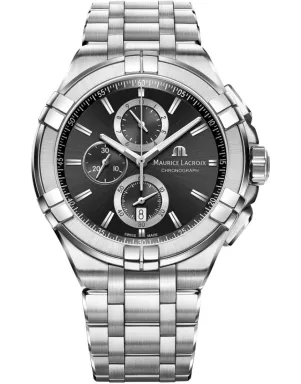 Часы Maurice Lacroix AIKON Chronograph 44mm AI1018-SS002-330-1
