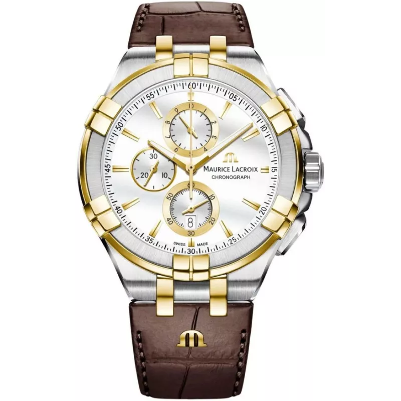 Годинник Maurice Lacroix AIKON Chronograph 44mm AI1018-PVY11-132-1