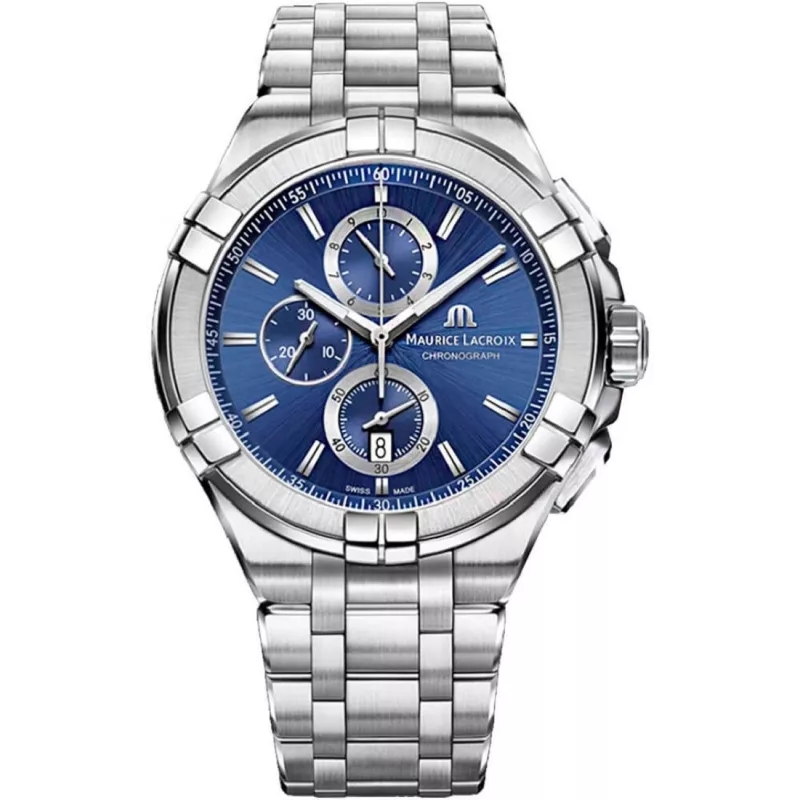 Годинник Maurice Lacroix AIKON Quartz Chronograph AI1018-SS002-430-1