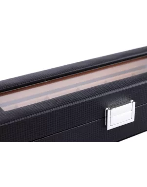 Скринька для зберігання годинників Craft 6PU.CRB.BL.BR