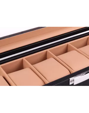Скринька для зберігання годинників Craft 6PU.CRB.BL.BR