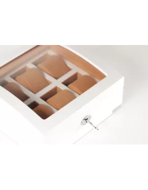 Скринька для зберігання годинників Salvadore WB/3035/6WH