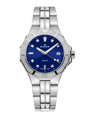 EDOX Delfin Diver Date Lady 53020 3M BUN
