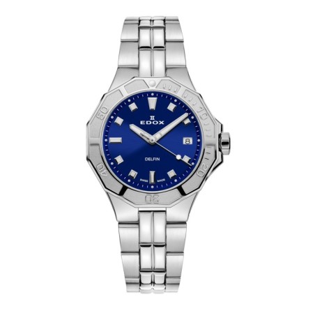 EDOX Delfin Diver Date Lady 53020 3M BUN