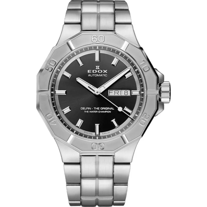 Годинник Edox Delfin The Original Day Date Automatic 88008 3M NIN Годинник Edox Delfin The Original Day Date Automatic 88008 3M NIN