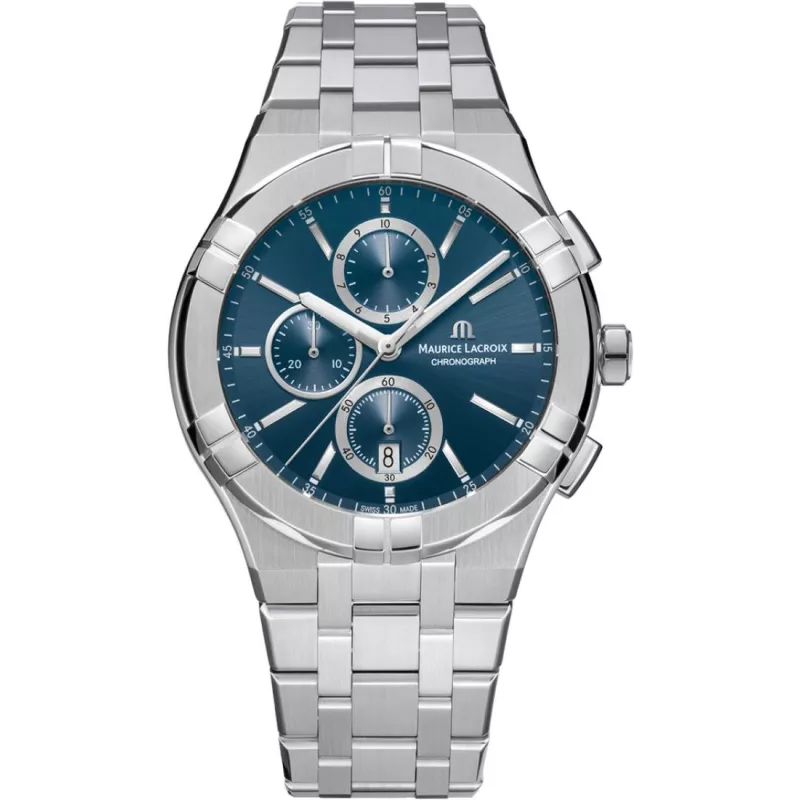 Часы Maurice Lacroix AIKON Quartz Chronograph AI1118-SS002-430-1