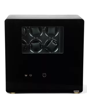 Сейф Salvadore для підзаводу 6 годинників Mini Black Safe
