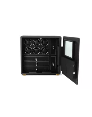Сейф Salvadore для підзаводу 6 годинників Mini Black Safe