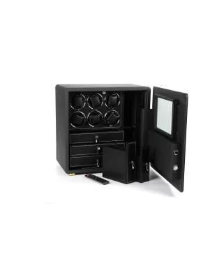 Сейф Salvadore для підзаводу 6 годинників Mini Black Safe