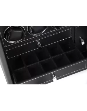 Сейф Salvadore для підзаводу 6 годинників Mini Black Safe