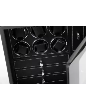 Сейф Salvadore для підзаводу 6 годинників Mini Black Safe