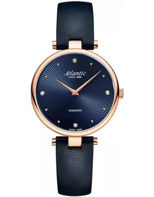 Годинник Atlantic Elegance Royal Diamonds Pattern Edition 29044.44.57