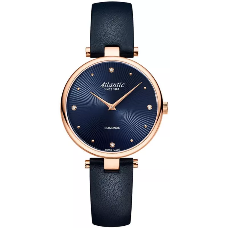Часы Atlantic Elegance Royal Diamonds Pattern Edition 29044.44.57