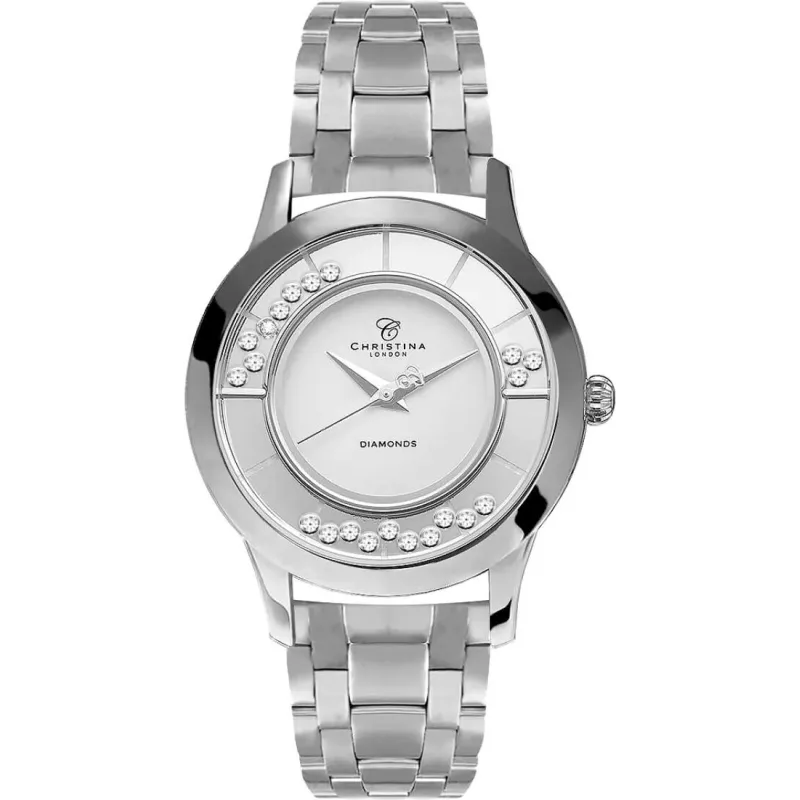 Годинник CHRISTINA 334SBL-21whitediamonds