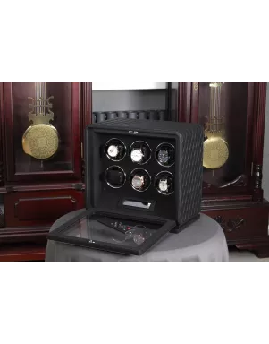 Скринька Salvadore для підзаводу 6 годинників V160 BL