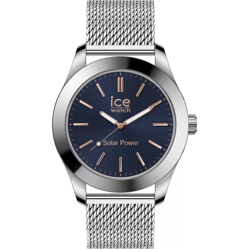 Годинник Ice-Watch ICE steel solar Silver Dark Blue 023794