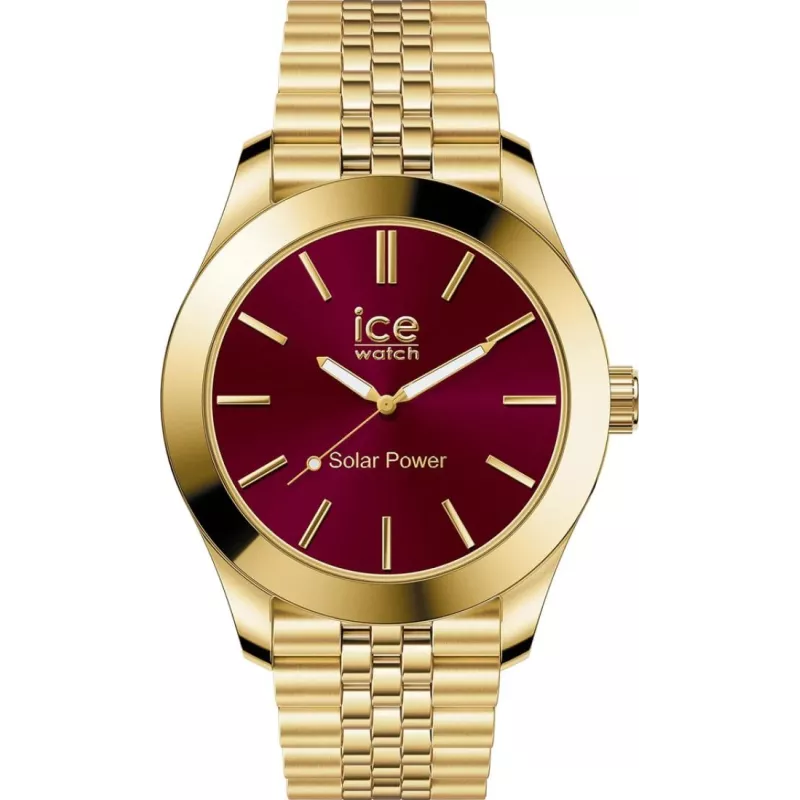 Часы Ice-Watch ICE steel solar Gold Burgundy 023793