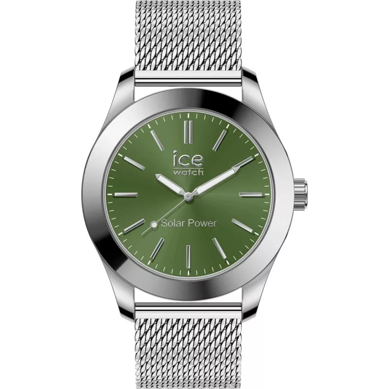 Годинник Ice-Watch ICE steel solar Silver Green 023796