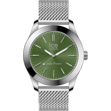 Годинник Ice-Watch ICE steel solar Silver Green 023796